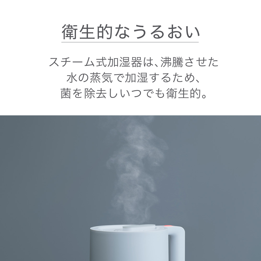 スチーム式加湿器Dawn mini(ドーン ミニ)