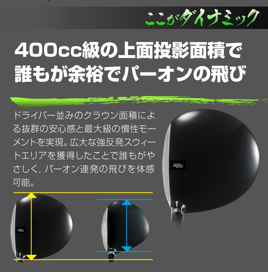 DYNAGOLF ゴルフ クラブ メンズ 3本セット ドライバー