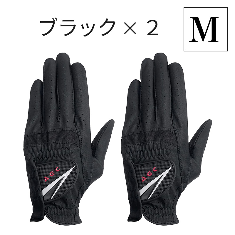 ゴルフ グローブ 手袋 メンズ 左手 2枚セット 1枚入りx2 レザックス