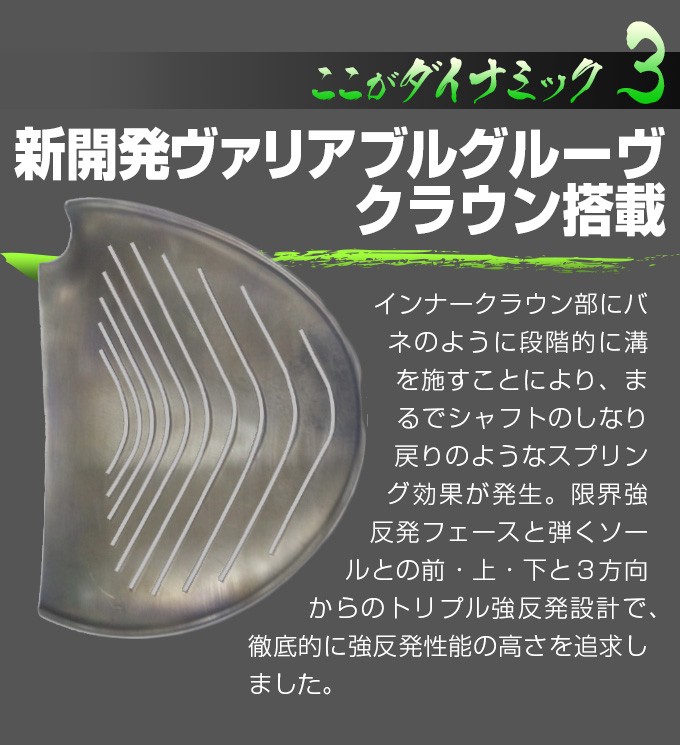 DYNAGOLF（ダイナゴルフ） ゴルフ パーツ ヘッド 単体 ヘッドのみ