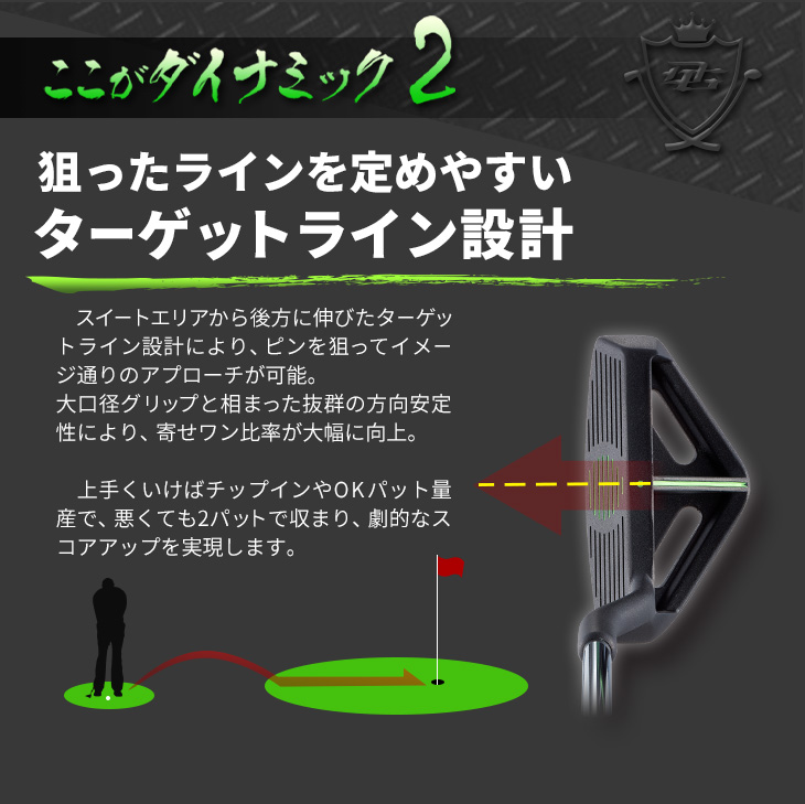 DYNAGOLF（ダイナゴルフ） ゴルフ クラブ チッパー 34インチ ロフト角