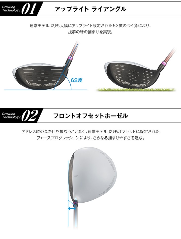 ワークスゴルフ ゴルフ クラブ 地クラブ ドライバー レディース