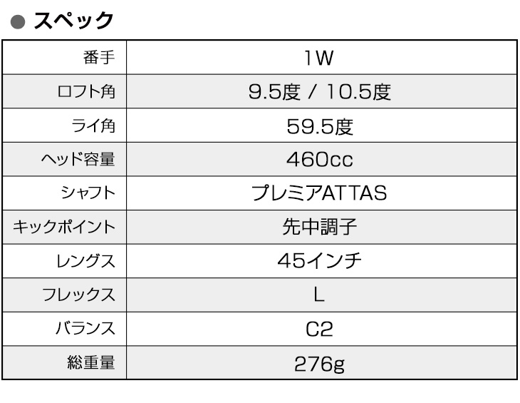 ワークスゴルフ 爆買い ドライバー 短尺 44インチ 43インチ 42インチ
