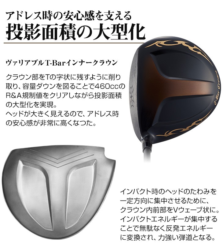 【新品】超高反発　ワイルドマキシマックスブラックプレミア　プラチナ飛匠 ワークスゴルフ ゴルフ クラブ ドライバー メンズ 46インチ 超高