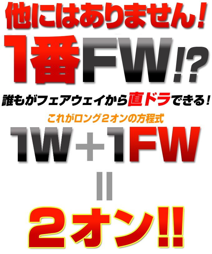 ゴルフ フェアウェイウッド 2本セット メンズ 1w 2w 3w 4w 5w フォー