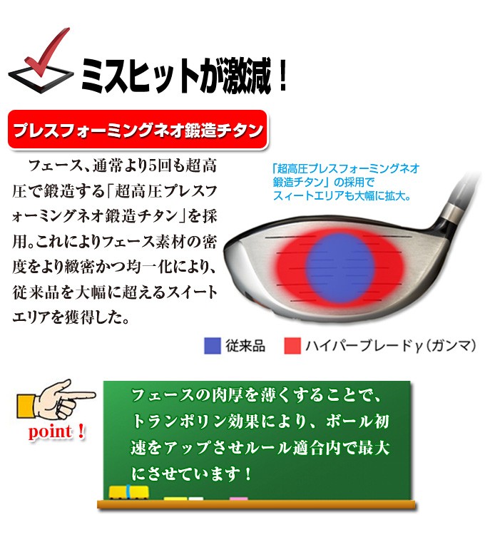 ワークスゴルフ 爆買い メンズ ドライバー 45インチ ルール適合