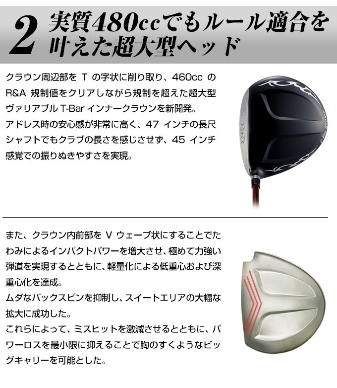 WORKS Golf - 【新品】ヘッドのみ ダイナミクス ドライバー9.5 / 10.5 ヘッドカバー付 DYNAGOLF ゴルフ パーツ ヘッド 単体 ヘッドのみ 超高反発