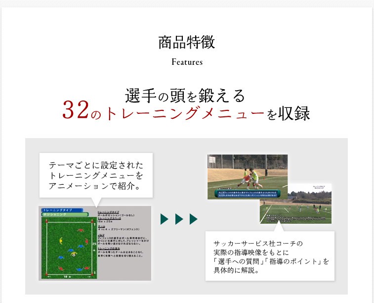 DVD 知のサッカー第1巻　サッカーサービス U-12 トレーニング 指導法 コーチング エコノメソッド