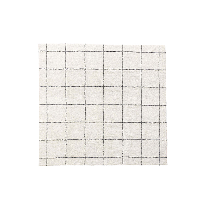 【Design Carpet】カーペット アイボリー 185×185 東谷 (豪華2大特典) ラグ カーペット マット 絨毯 185 185 正方形