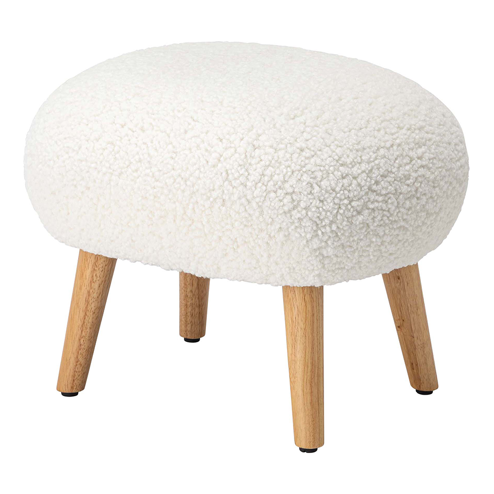 東谷 スツール 木 製 チェア 椅子 イス ムートン 天然木 まる 円 座 形