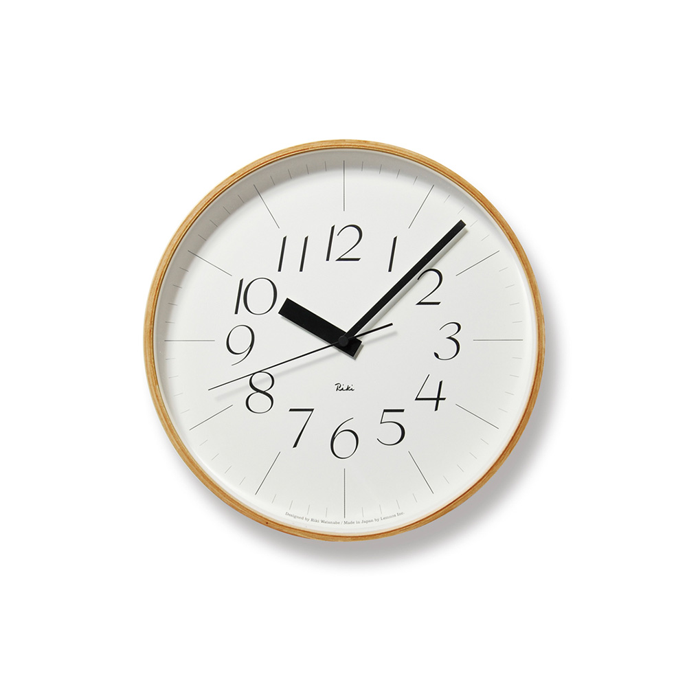 Lemnos（レムノス） 電波 壁 掛け 時計 RIKI CLOCK RC ウォール