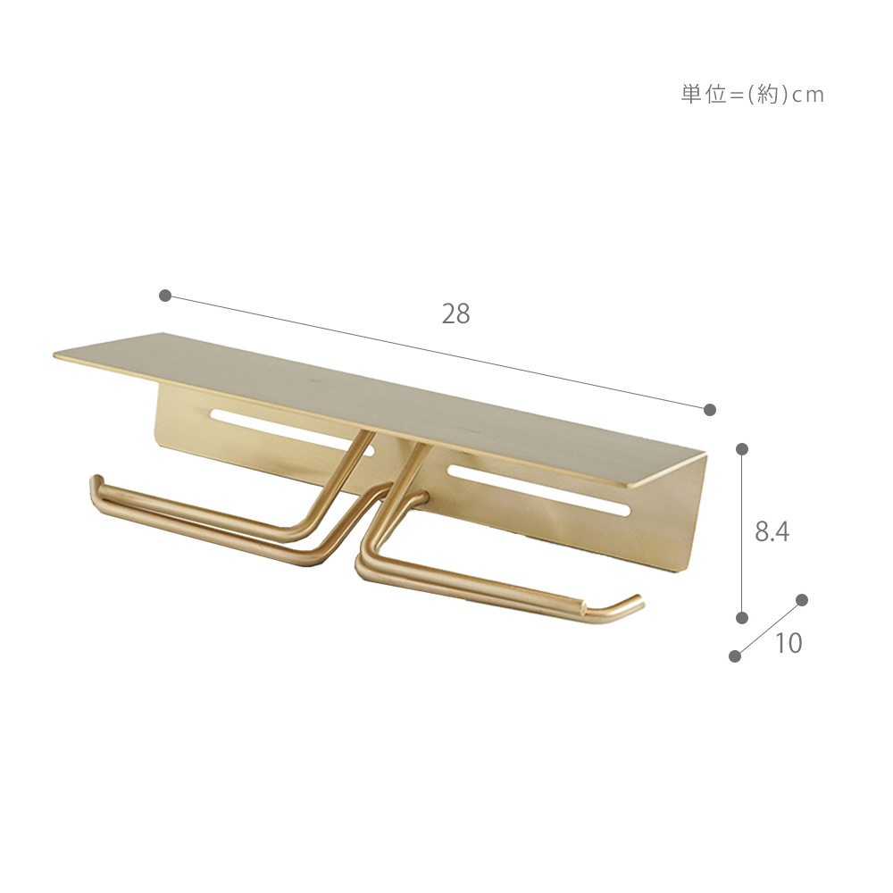 put ブラス トイレットペーパーホルダー おしゃれ 真鍮 2連 ペーパーホルダー トイレ 二連 DIY 紙巻器 パーツ プット アクシス axcis |  | 10