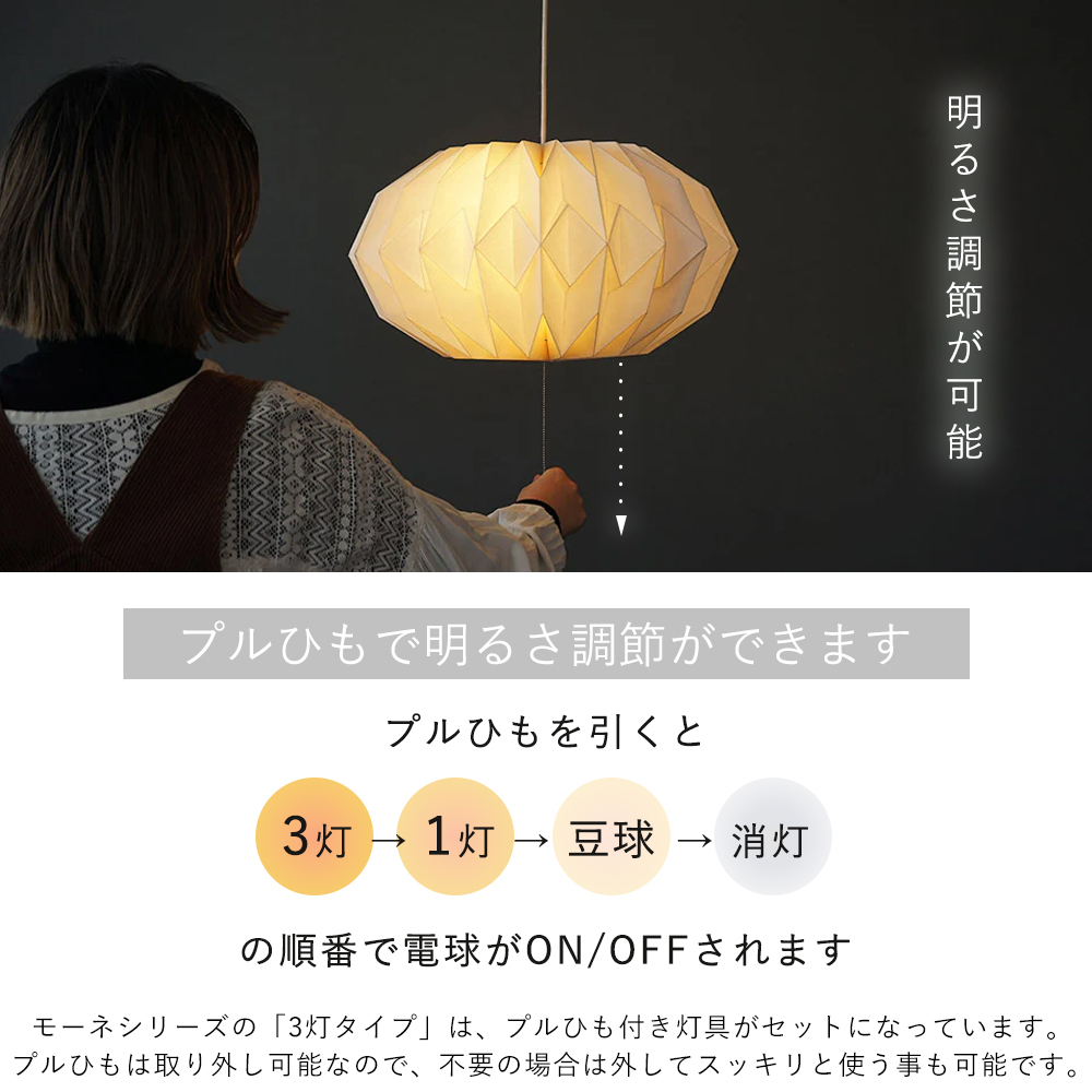 AXCIS（アクシス） (豪華2大特典)ペーパーシェード ペンダント 紙