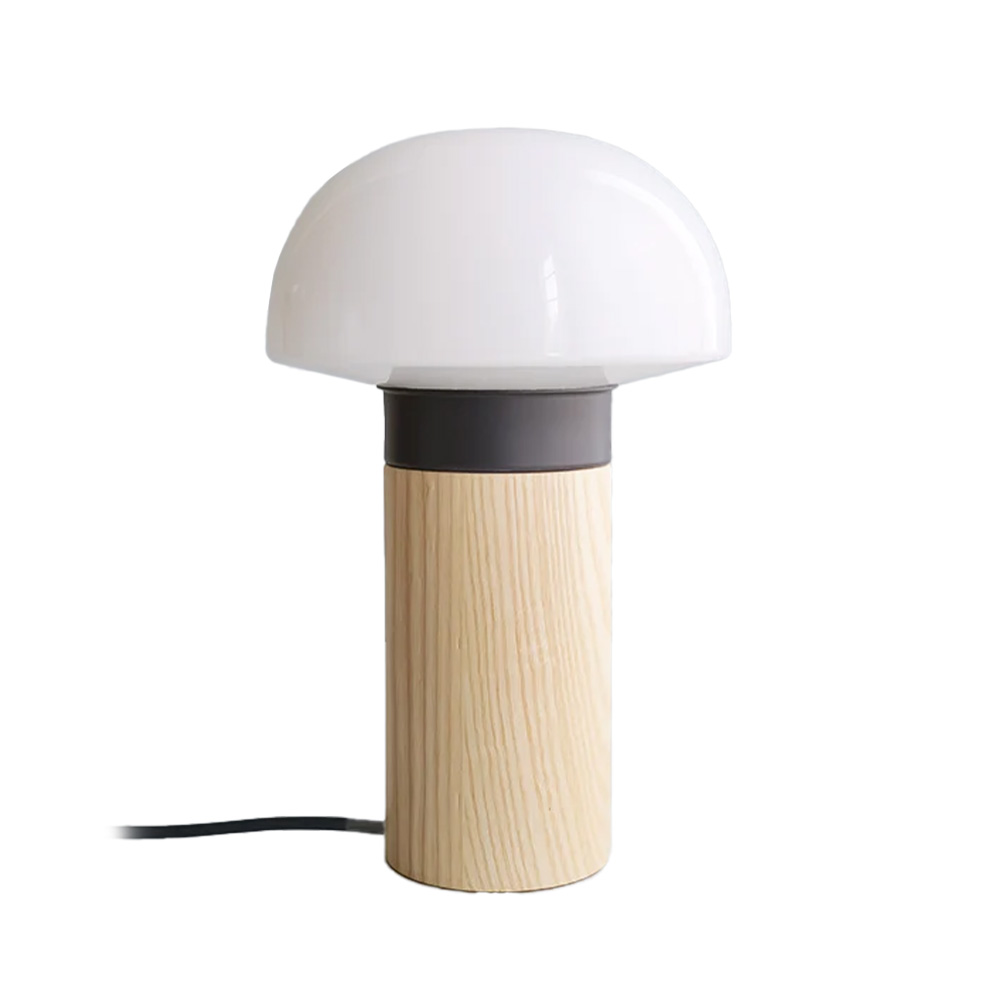 Joo stand light スタンドライト テーブルランプ 日本製 E17口径 LED対応 ガラス タモ材 スチール 天然木 北欧 アクシス axcis Zelt コラボの画像