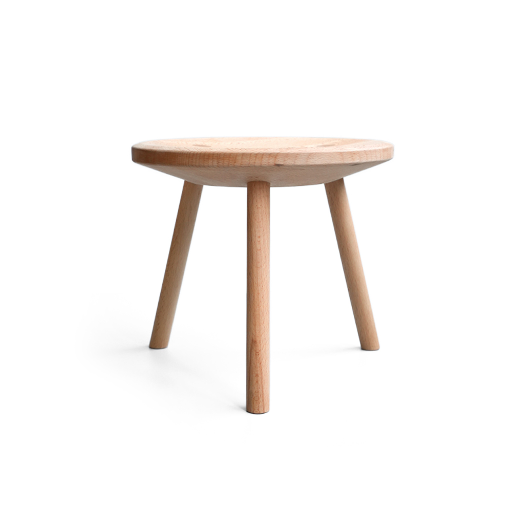 AXCIS（アクシス） (豪華2大特典) スツール 木製 3本脚 3legs stool