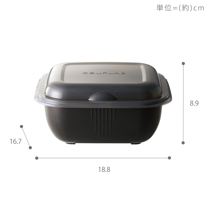 GOURLAB レンジ調理 グルラボプラス スタンダード 4点 セット 電子