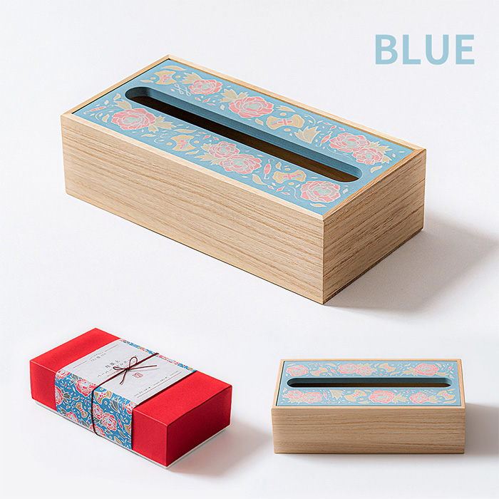 珪藻土ペーパータオルボックス 日本製 ティッシュケース 加賀友禅 吸水