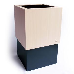 ゴミ箱 おしゃれ ダストボックス 北欧 シンプル 10L ごみ箱 日本製 木 天然木 木製 W CU...