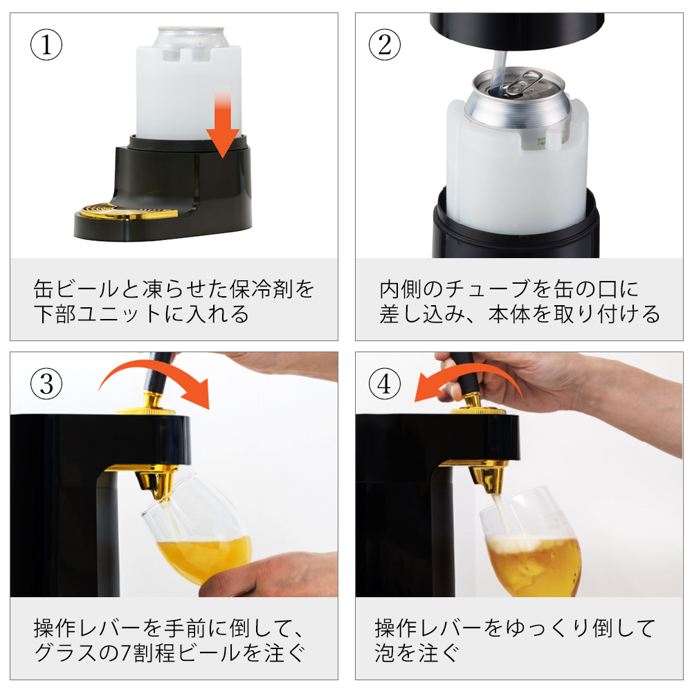GREEN HOUSE（グリーンハウス） ミニスタンドビールサーバー ビア