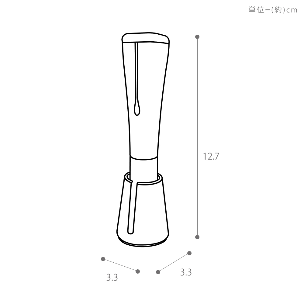 ポイントケア美顔器 多機能 美顔器 スタンド付 青LED 赤LED 温感 目元 口元 USB 防水 IPX5 プレゼント 男性 女性 EVH-FC03 EVOOCH エボーク | Life on Products | 14