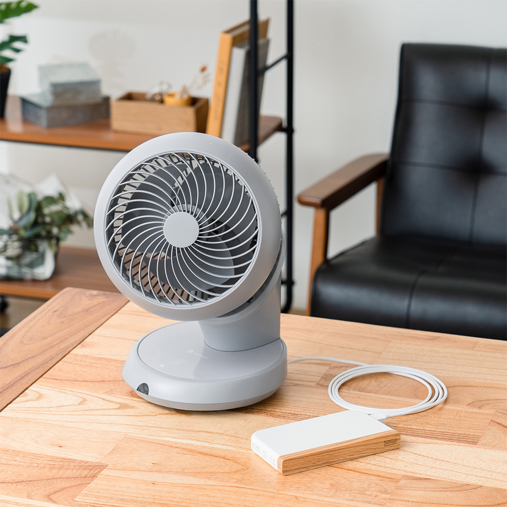 扇風機・サーキュレーター AIR CRAFT BATTERY,FAN UNIT Life on Products 完全分解USB給電式3Dサーキュレーター