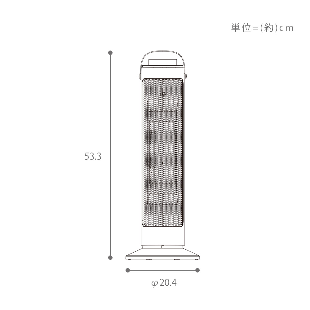 Life on Products（ライフオンプロダクツ） タワー型セラミックファン