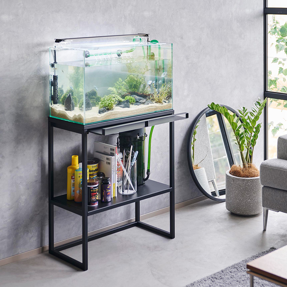 tower 山崎実業 公式 ヌークス 水槽ラック nooks 水槽台 60cm おしゃれ