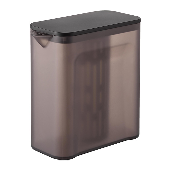 山崎実業 公式 タワー 棚に入れられる冷水筒 1L tower ピッチャー 1.0L 1リットル 麦茶ポット ティーバッグ入れ付き メッシュ 1690 1691 | tower | 02