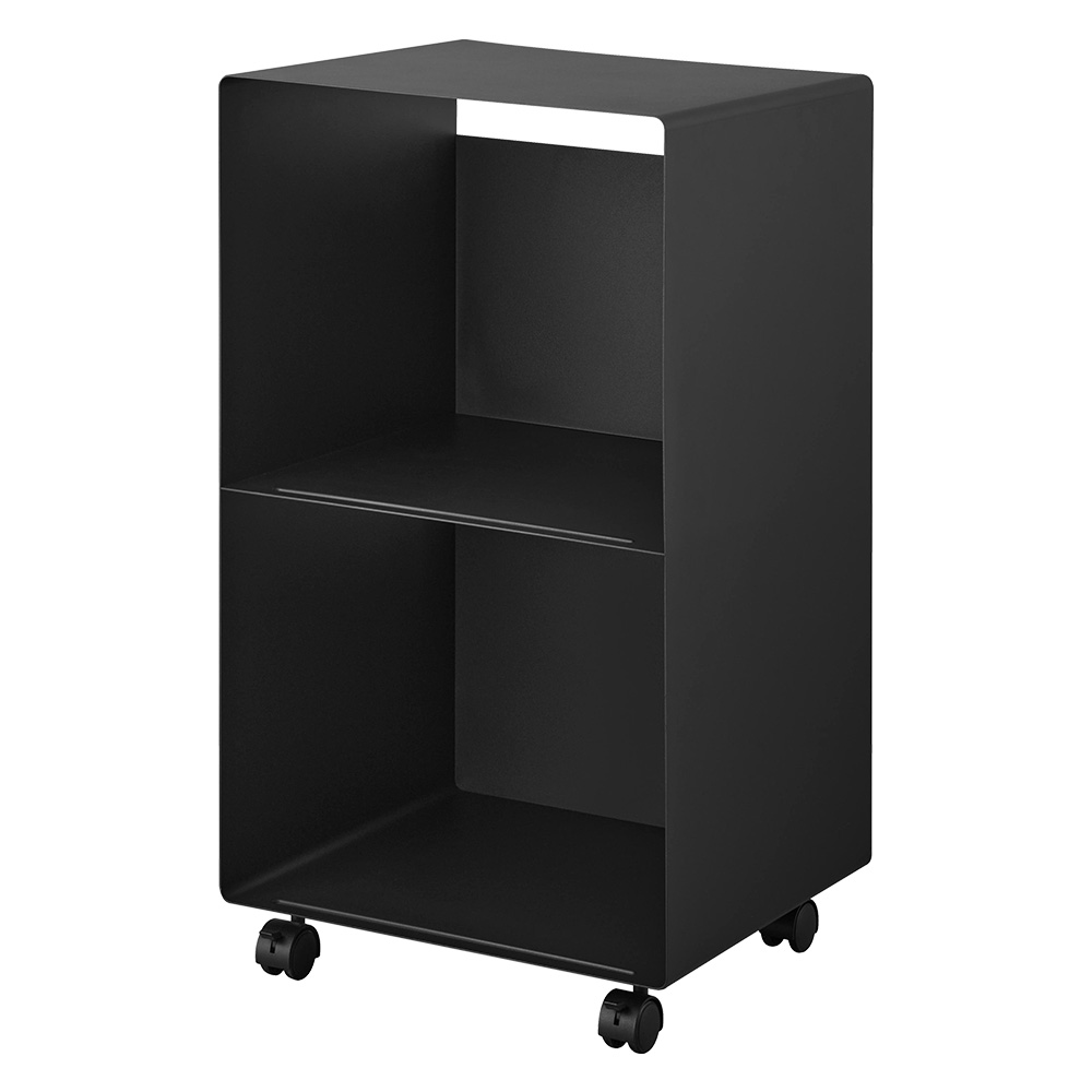 山崎実業 公式 タワー レコードラック tower 幅40 収納 ワゴン 2段