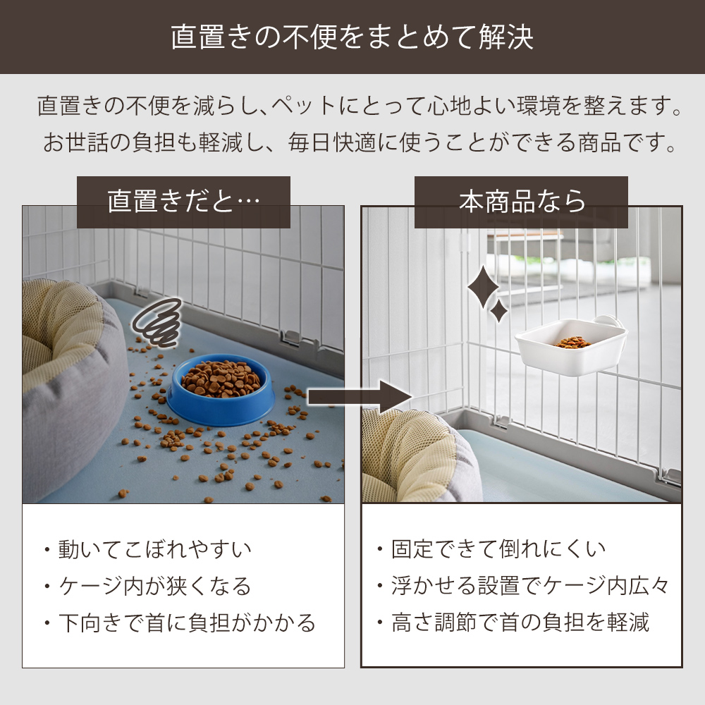 山崎実業 公式 ヌークス ペットケージに取り付...の詳細画像2