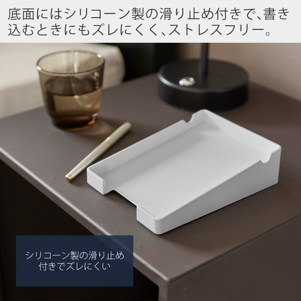 tower 山崎実業 公式 タワー ペンが置けるメモホルダー 卓上 スタンド