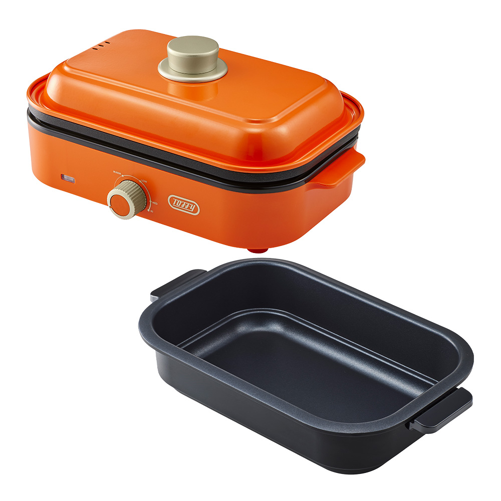 Toffy toffy トフィー ホットプレートミニ 専用 深鍋プレート 2点