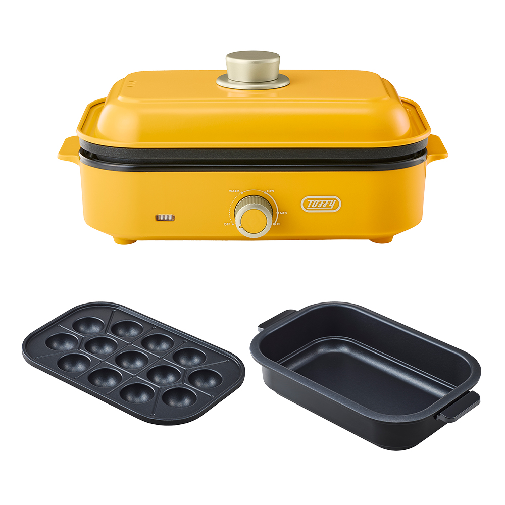 Toffy toffy トフィー ホットプレートミニ 専用 たこ焼きプレート 深鍋