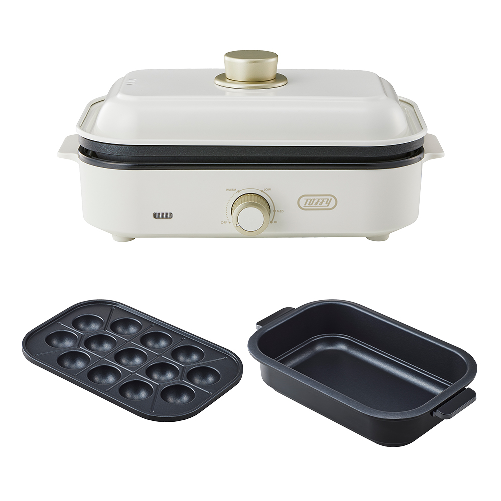 Toffy toffy トフィー ホットプレートミニ 専用 たこ焼きプレート 深鍋