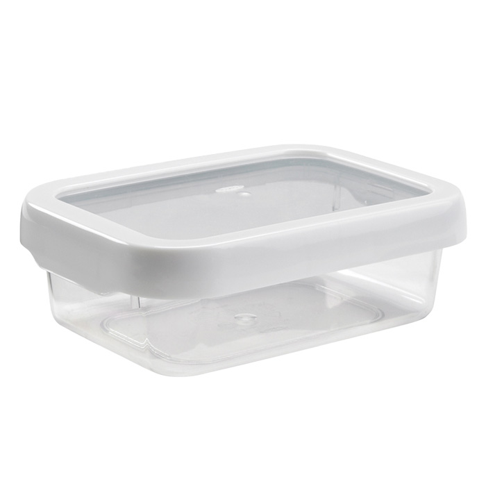 OXO オクソー ロックトップ コンテナ 0.7L Sレクタングル 保存容器 密閉 おしゃれ フードコンテナ 700ml 電子レンジ 対応 食洗機 1118380 | OXO（キッチン用品） | 01