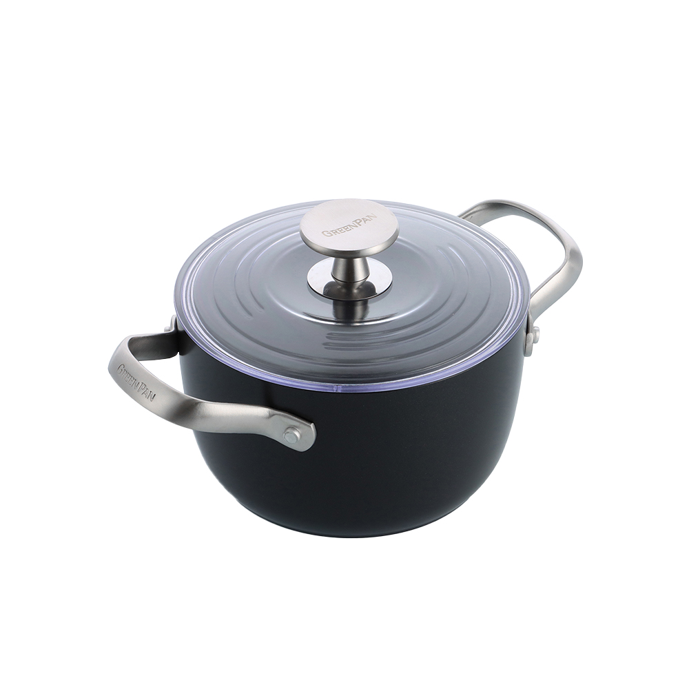 両手鍋 マルチフードクッカー 16.5cm IH対応 グリーンパン GREENPAN キッチン セラミック コーティング  軽量 食洗機対応 | GREEN PAN | 01