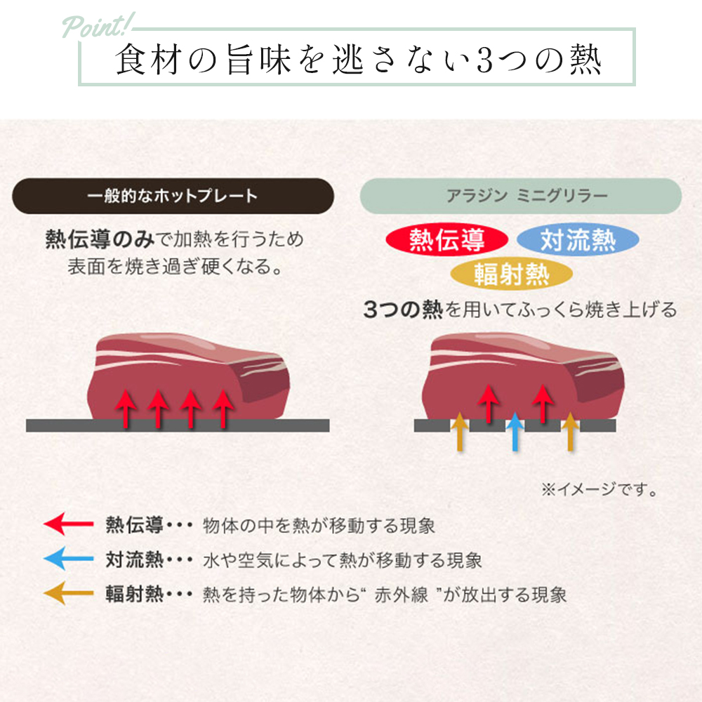 アラジン (豪華2大特典) グラファイト ミニグリラー グリル