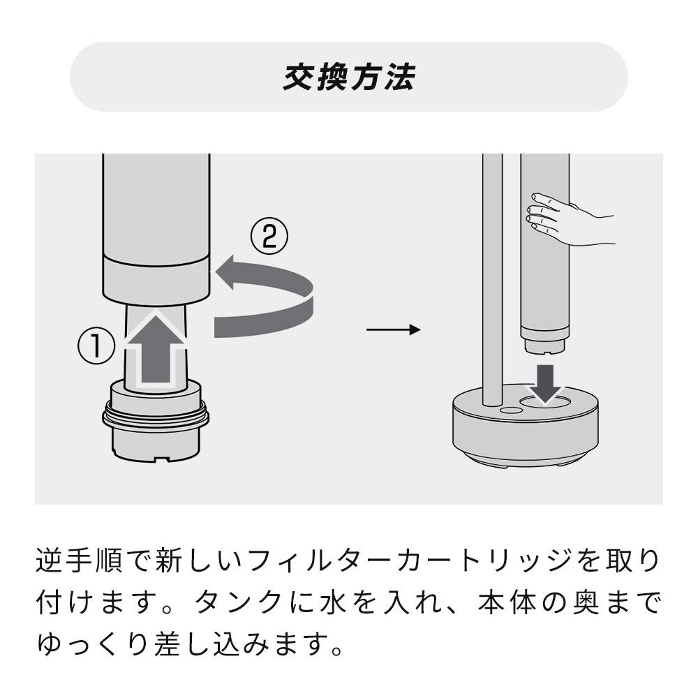 cado（カドー） 交換用 カートリッジ CT-C700 加湿器用 フィルター