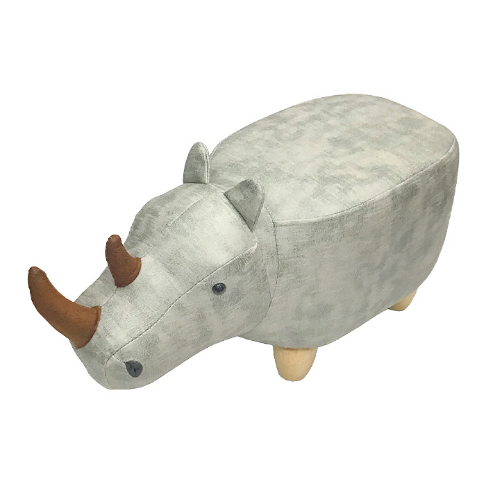 アニマルスツール サイ 座面高28cm スツール オットマン どうぶつ 椅子 キッズチェア （ 動物 キッズ イス チェア アニマルチェア 腰掛け  いす アニマル ）