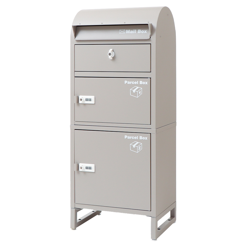 ヤマソロ 宅配ボックス 戸建 一戸建て用 後付け おしゃれ 大型 付き