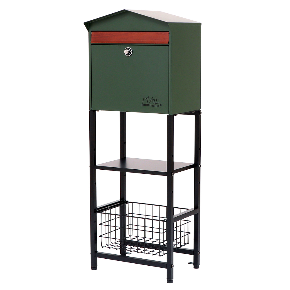 ヤマソロ ポスト おしゃれ 置き型 スタンドタイプ 郵便 オシャレ 受け