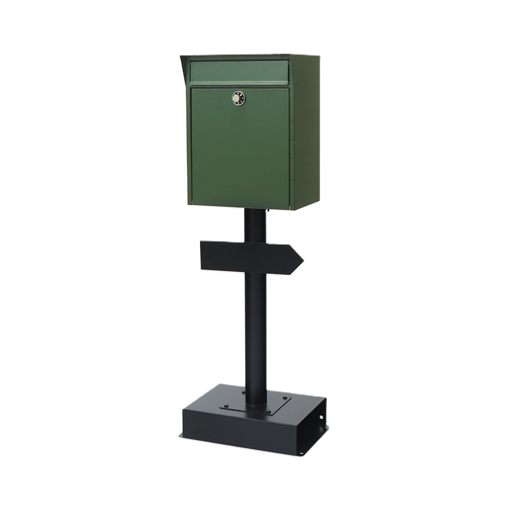 ヤマソロ ポスト おしゃれ 置き型 北欧 スタンド 郵便 受け 新聞