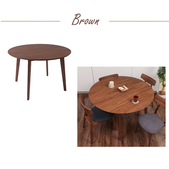ヤマソロ ダイニングテーブル 4人 四人 掛け 丸型 円型 丸 おしゃれ