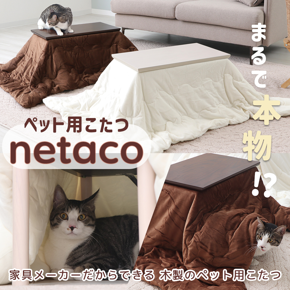 ヤマソロ ペット用 こたつ 炬燵 コタツ 猫 ネコ ねこ 天然木 オーク