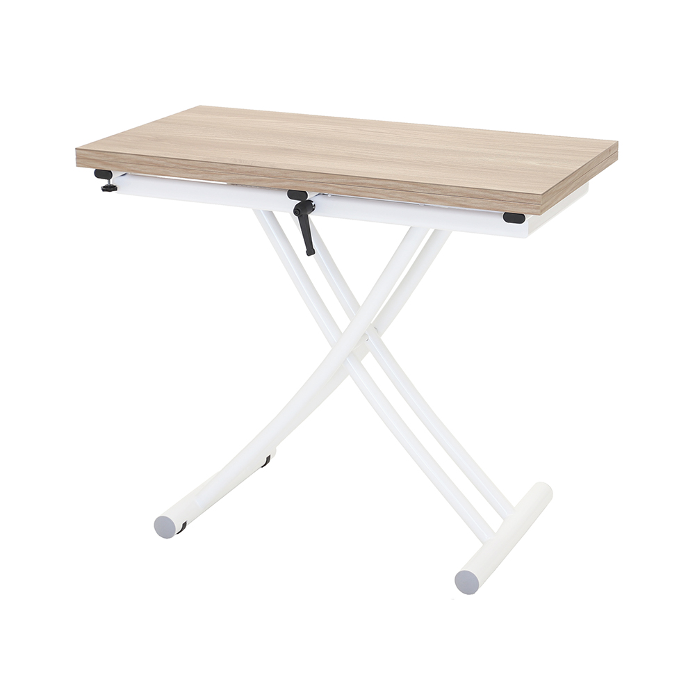 ヤマソロ 昇降 式 テーブル 正方形 天板拡張 おしゃれ ダイニング