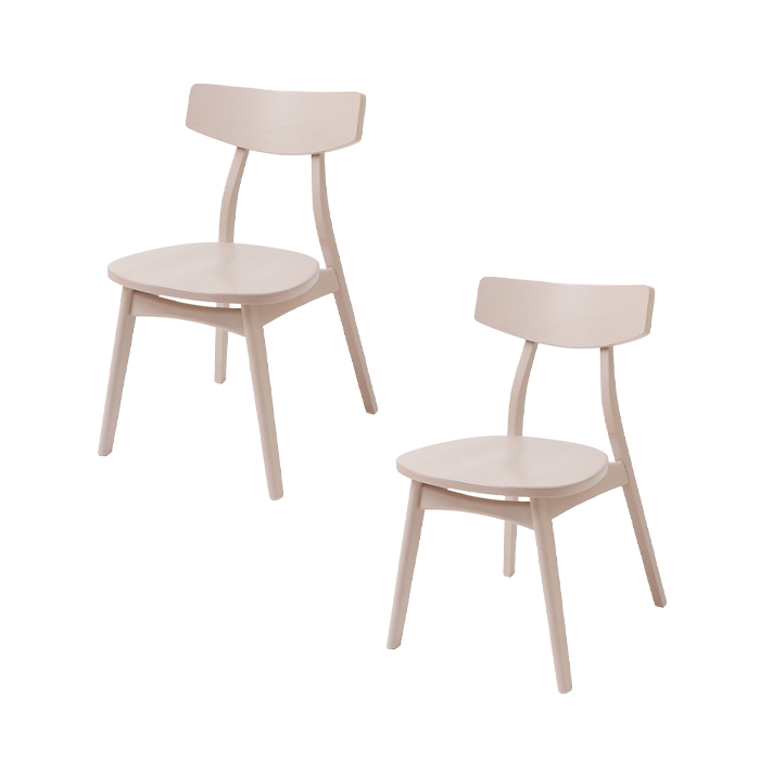 ヤマソロ ダイニング チェア 2脚 椅子 イス 北欧 木製 おしゃれ