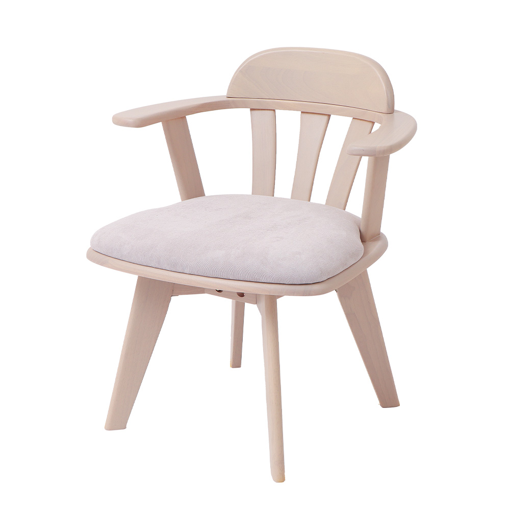 ヤマソロ ダイニングチェア 回転 肘付き 単品 1脚 北欧 おしゃれ お