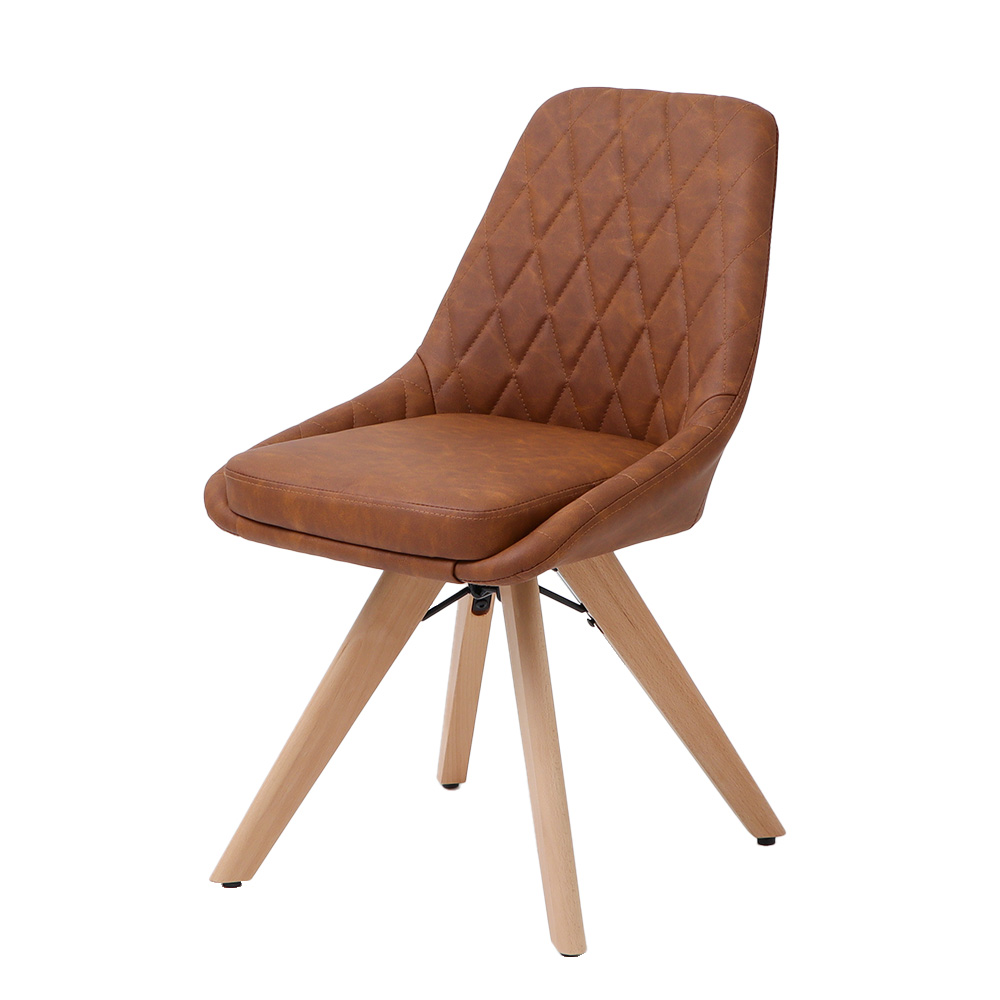 ヤマソロ ダイニング チェア 回転式 2脚 セット おしゃれ 北欧 疲れ