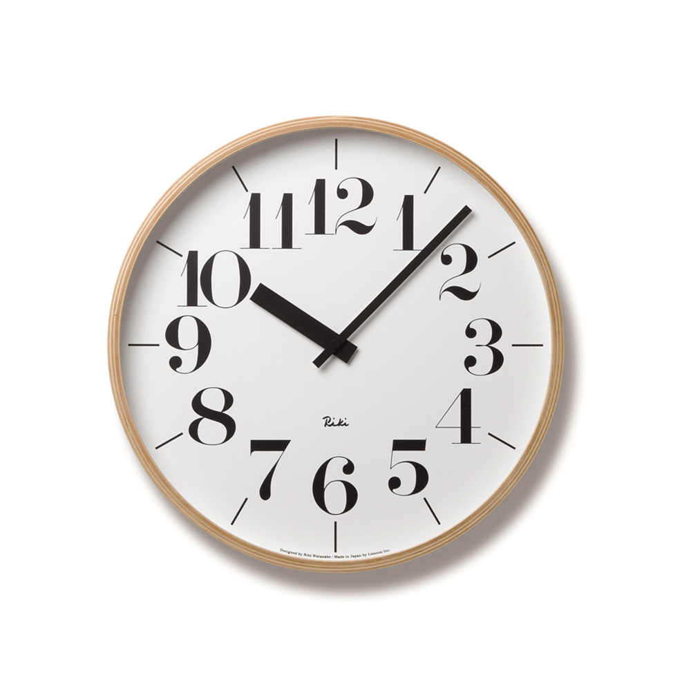 Lemnos（レムノス） 掛け時計 Lemnos 10/20はP+9％！ RIKI CLOCK リキ
