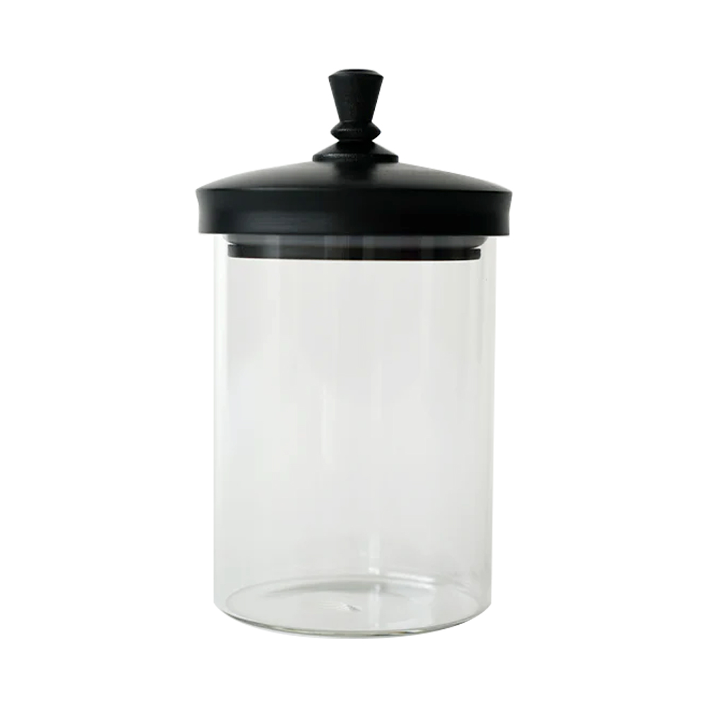 ガラスジャー 保存容器 ガラス 木蓋 ビーチ 耐熱 600ml L キッチン雑貨 HS3603 HS3606 tim ティム ナチュラル ブラック 黒 アクシス axcis | AXCIS | 02